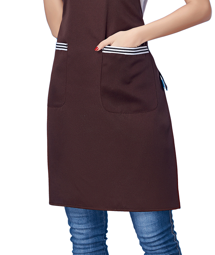 广告围裙定制logo水果店超市围裙工作女厨房工作服男女围腰订做(图9)