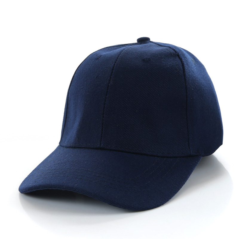 棒球帽定制工厂纯色活动帽定做成人棉质鸭舌帽定做三明治广告帽子(图23)