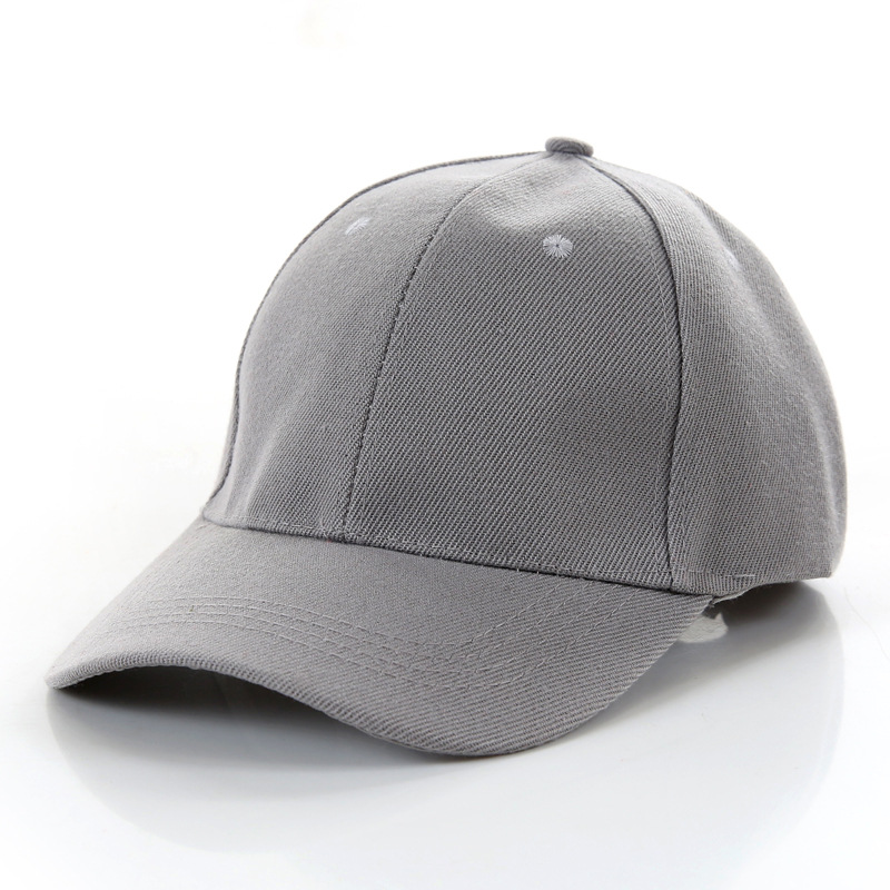 棒球帽定制工厂纯色活动帽定做成人棉质鸭舌帽定做三明治广告帽子(图10)