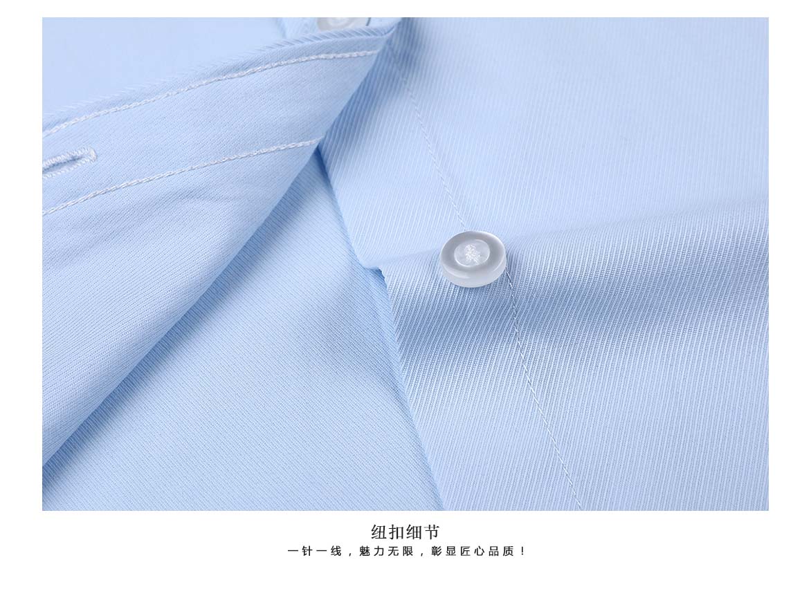 短袖4801#大斜纹男女衬衫(图2)