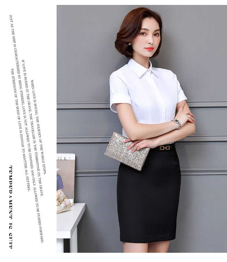 YNZ-921#时尚短袖女衬衫(图5)
