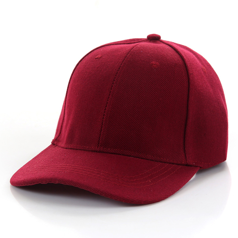 棒球帽定制工厂纯色活动帽定做成人棉质鸭舌帽定做三明治广告帽子(图7)
