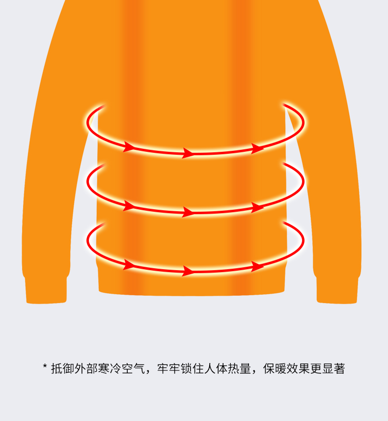 班服卫衣定制聚会团体旅游超市工装定做加厚秋冬长袖外套印logo(图8)