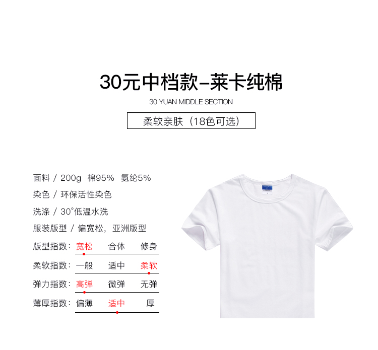 同学聚会T恤定制短袖宽松30周年纪念衫个性diy印图纯棉团体服夏季(图22)