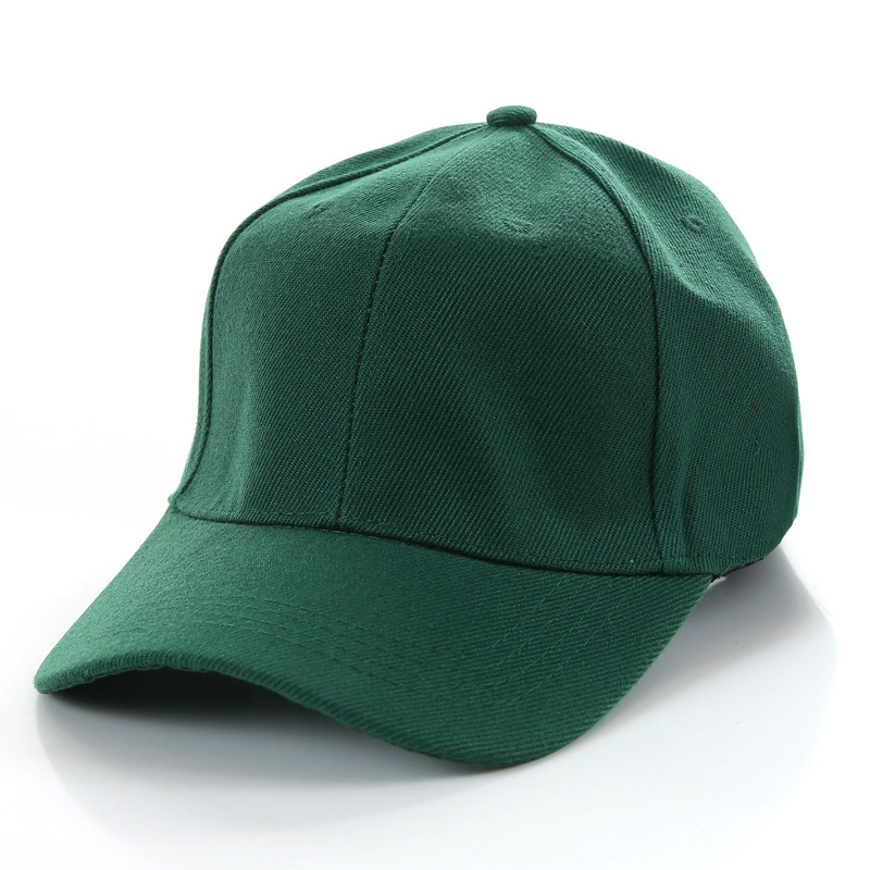 棒球帽定制工厂纯色活动帽定做成人棉质鸭舌帽定做三明治广告帽子(图9)