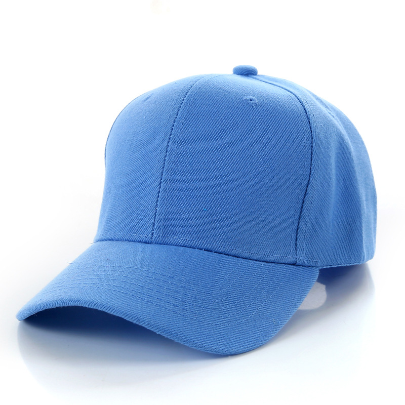棒球帽定制工厂纯色活动帽定做成人棉质鸭舌帽定做三明治广告帽子(图19)